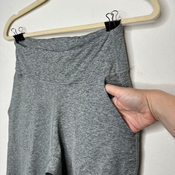 Heathered Gray Harem Fit High Waist ActiveFlex Jogger Pants Side Pockets S - Picture 6 of 16